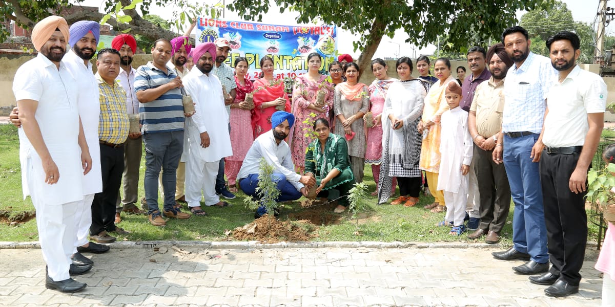 About 200 trees were planted under the “Save the Environment” campaign